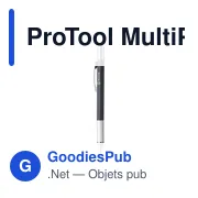 Stylo multifonctions personnalisable ProTool MultiPen avec logo - Miniature 6
