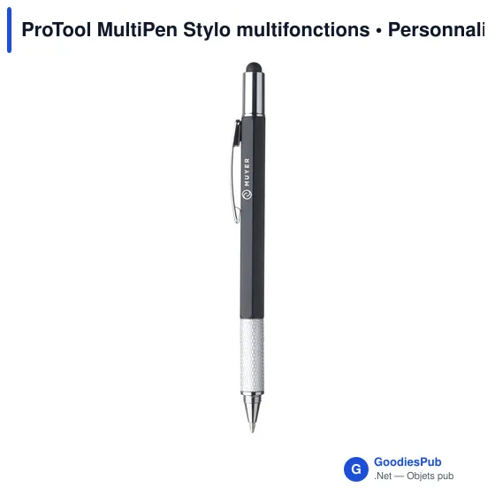 Stylo multifonctions personnalisable ProTool MultiPen avec logo - Image 6