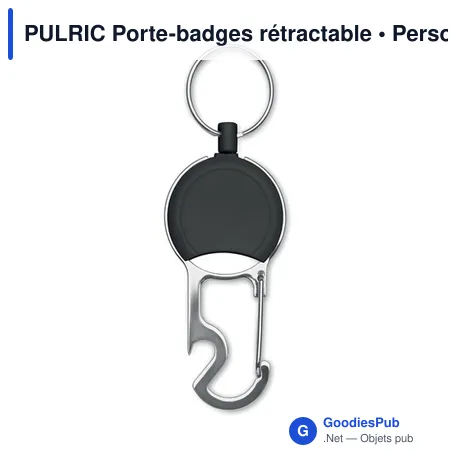 PULRIC Porte-badges rétractable