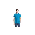 Variante bleu aqua - Polo unisexe personnalisable en coton avec logo - PULSE