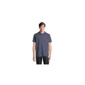 Variante bleu denim - Polo unisexe personnalisable en coton avec logo - PULSE