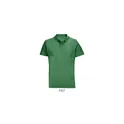Variante vert prairie - Polo unisexe personnalisable en coton avec logo - PULSE