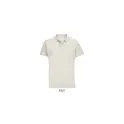Variante écru - Polo unisexe personnalisable en coton avec logo - PULSE