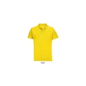 Variante jaune - Polo unisexe personnalisable en coton avec logo - PULSE