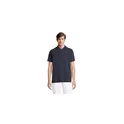 Variante french navy - Polo unisexe personnalisable en coton avec logo - PULSE