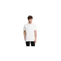 Variante blanc - Polo unisexe personnalisable en coton avec logo - PULSE