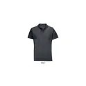 Variante gris souris - Polo unisexe personnalisable en coton avec logo - PULSE