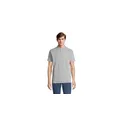 Variante gris pur - Polo unisexe personnalisable en coton avec logo - PULSE