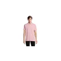 Variante rose bonbon - Polo unisexe personnalisable en coton avec logo - PULSE