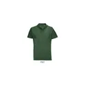 Variante vert bouteille - Polo unisexe personnalisable en coton avec logo - PULSE