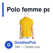 Polo femme personnalisable en coton avec logo - PULSE WOMEN POLO - Miniature 11