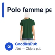 Polo femme personnalisable en coton avec logo - PULSE WOMEN POLO - Miniature 5