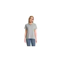 Variante gris pur - Polo femme personnalisable en coton avec logo - PULSE WOMEN POLO