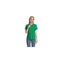 Variante vert prairie - Polo femme personnalisable en coton avec logo - PULSE WOMEN POLO