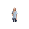 Variante bleu ciel pur - Polo femme personnalisable en coton avec logo - PULSE WOMEN POLO