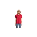 Variante rouge - Polo femme personnalisable en coton avec logo - PULSE WOMEN POLO