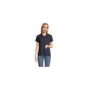 Variante french navy - Polo femme personnalisable en coton avec logo - PULSE WOMEN POLO