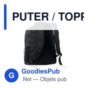 PUTER / TOPPER Sac à dos pour ordinateur 15" - Miniature 2