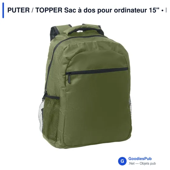 PUTER / TOPPER Sac à dos pour ordinateur 15" - Image 11