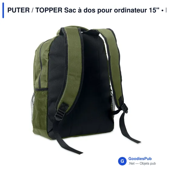 PUTER / TOPPER Sac à dos pour ordinateur 15" - Image 12