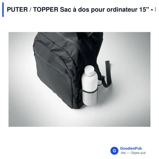 PUTER / TOPPER Sac à dos pour ordinateur 15" - Image 4