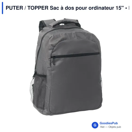 PUTER / TOPPER Sac à dos pour ordinateur 15" - Image 6