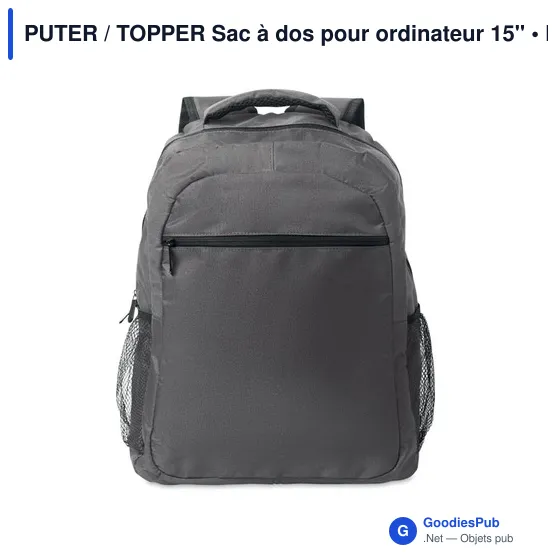 PUTER / TOPPER Sac à dos pour ordinateur 15" - Image 10