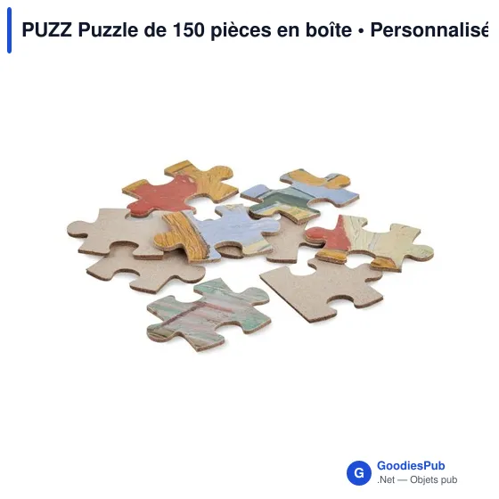 Puzzle personnalisable de 150 pièces en boîte avec logo - Image 2