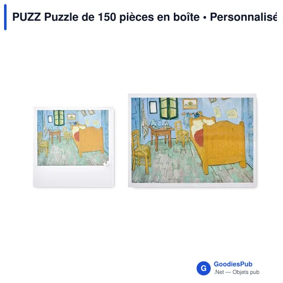 Puzzle personnalisable de 150 pièces en boîte avec logo - Image 3