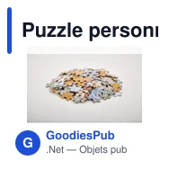 Puzzle personnalisable de 150 pièces en boîte avec logo - Miniature 5