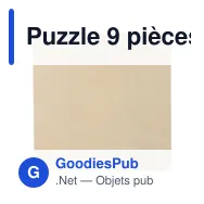 Puzzle 9 pièces en bois Alvaro - Miniature 4