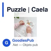 Puzzle personnalisable en papier avec logo - Caelan - Miniature 2