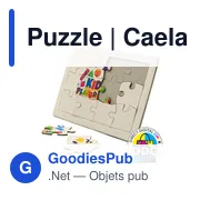 Puzzle personnalisable en papier avec logo - Caelan - Miniature 4
