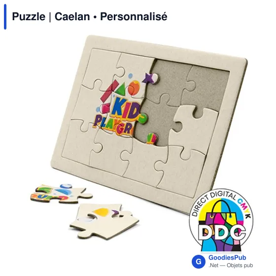 Puzzle personnalisable en papier avec logo - Caelan - Image 4