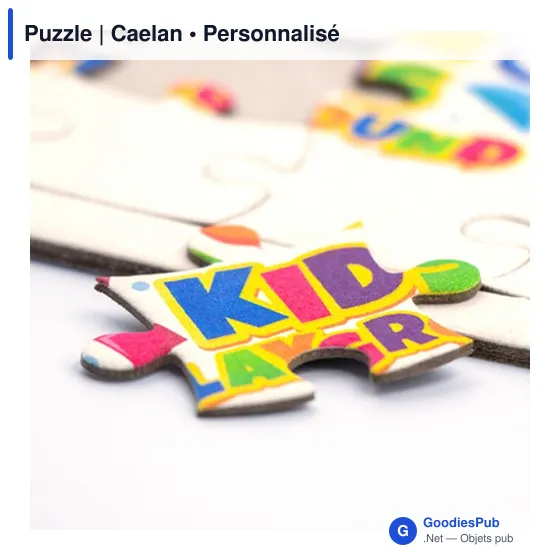 Puzzle personnalisable en papier avec logo - Caelan - Image 5