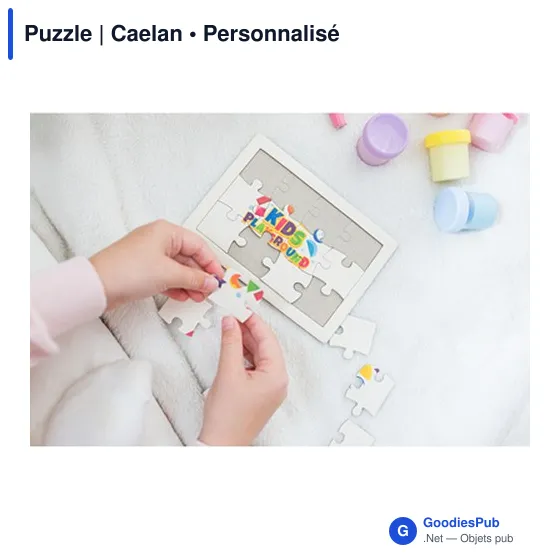 Puzzle personnalisable en papier avec logo - Caelan - Image 7