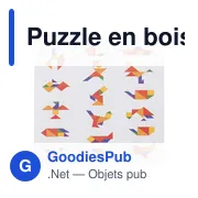 Puzzle en bois personnalisable Maximilian avec logo - Miniature 3