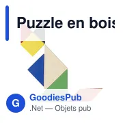 Puzzle en bois personnalisable Maximilian avec logo - Miniature 5