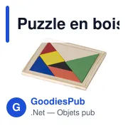 Puzzle en bois personnalisable Maximilian avec logo - Miniature 7