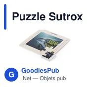 Puzzle en bois personnalisable avec logo - Sutrox - Miniature 1