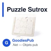 Puzzle en bois personnalisable avec logo - Sutrox - Miniature 2
