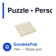 Puzzle en bois personnalisable avec logo - 9 pièces - Miniature 3