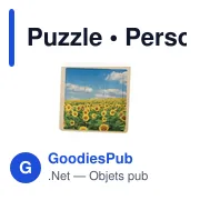 Puzzle en bois personnalisable avec logo - 9 pièces - Miniature 6