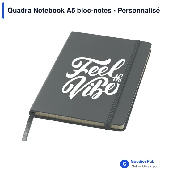 Bloc-notes A5 personnalisable avec logo - Quadra Notebook - Image 11