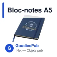 Bloc-notes A5 personnalisable avec logo - Quadra Notebook - Miniature 3