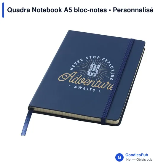 Bloc-notes A5 personnalisable avec logo - Quadra Notebook - Image 3