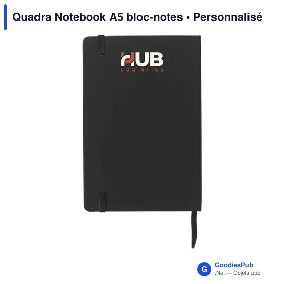 Bloc-notes A5 personnalisable avec logo - Quadra Notebook - Image 6