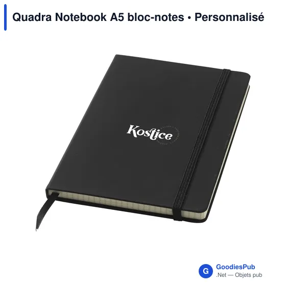 Bloc-notes A5 personnalisable avec logo - Quadra Notebook - Image 7
