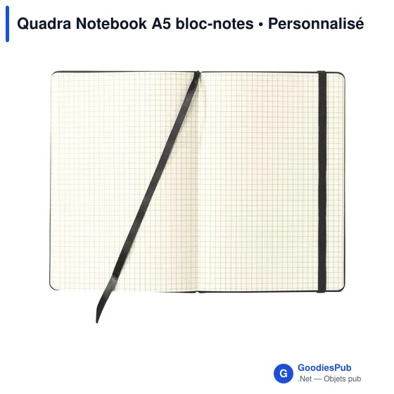 Bloc-notes A5 personnalisable avec logo - Quadra Notebook - Image 8