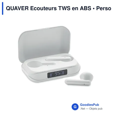 QUAVER Ecouteurs TWS en ABS